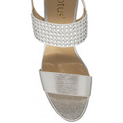 Lotus Aurora Sandals-Silver