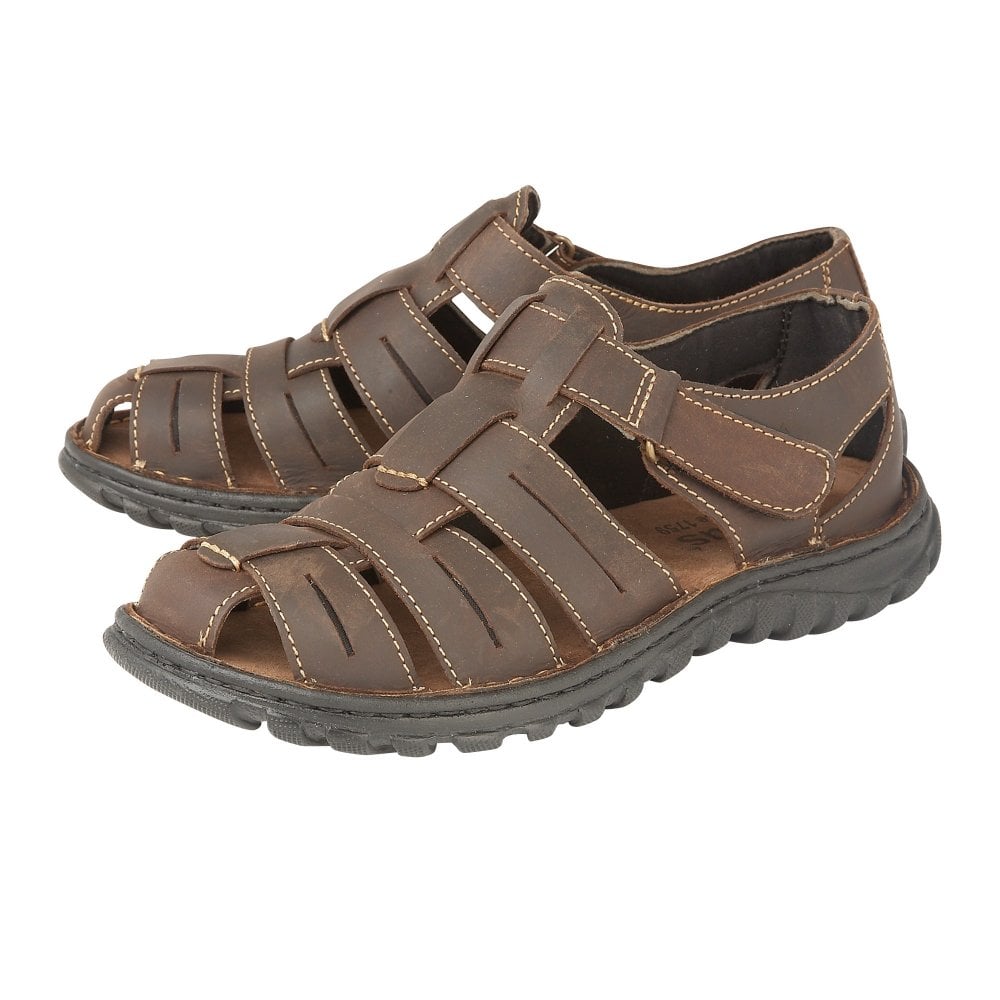 Lotus Bruno Sandal-Brown