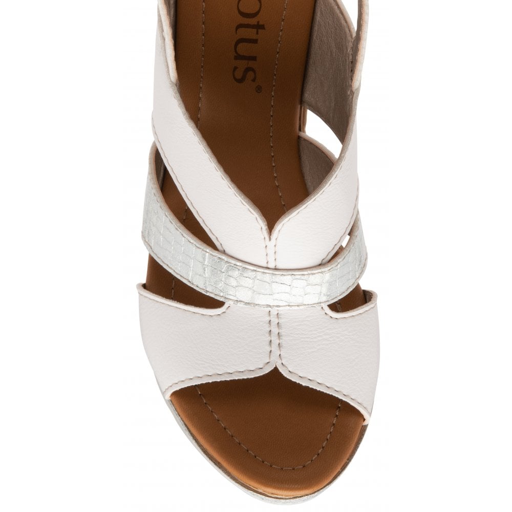 Lotus Luisa Sandal-White