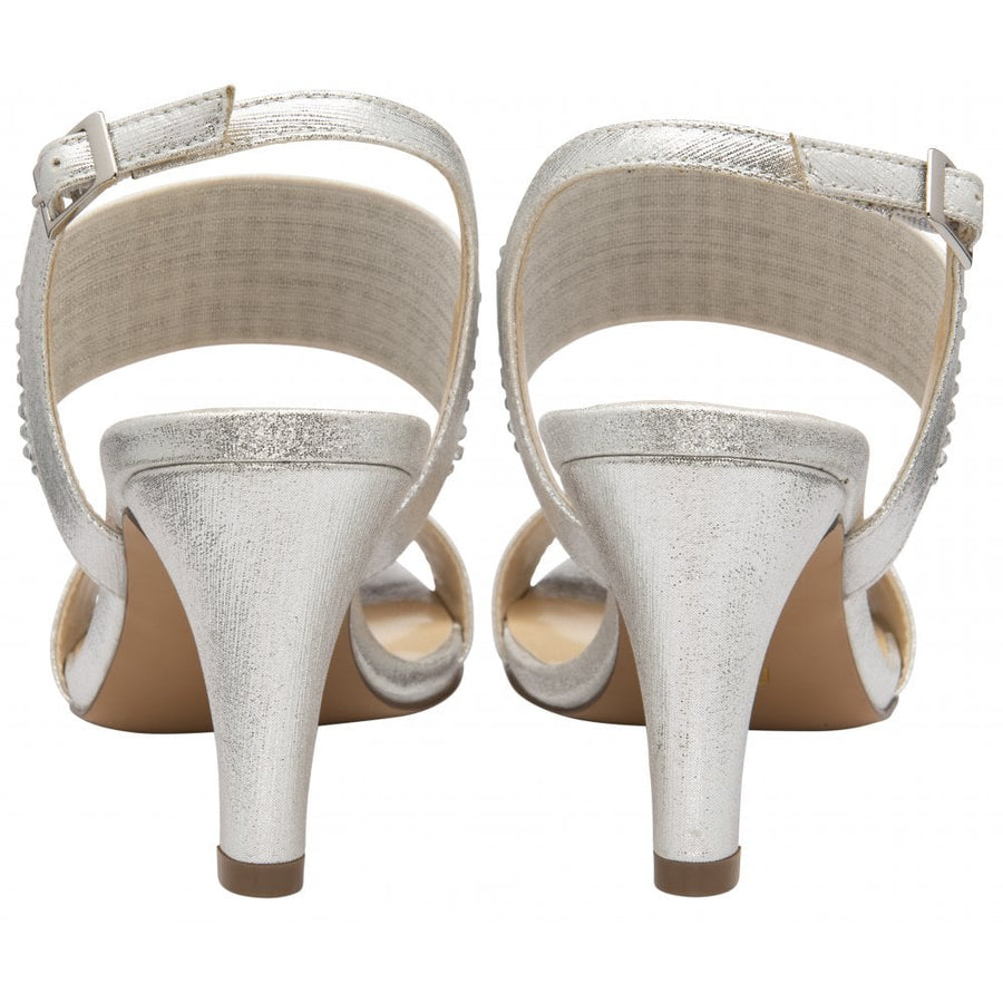 Lotus Aurora Sandals-Silver