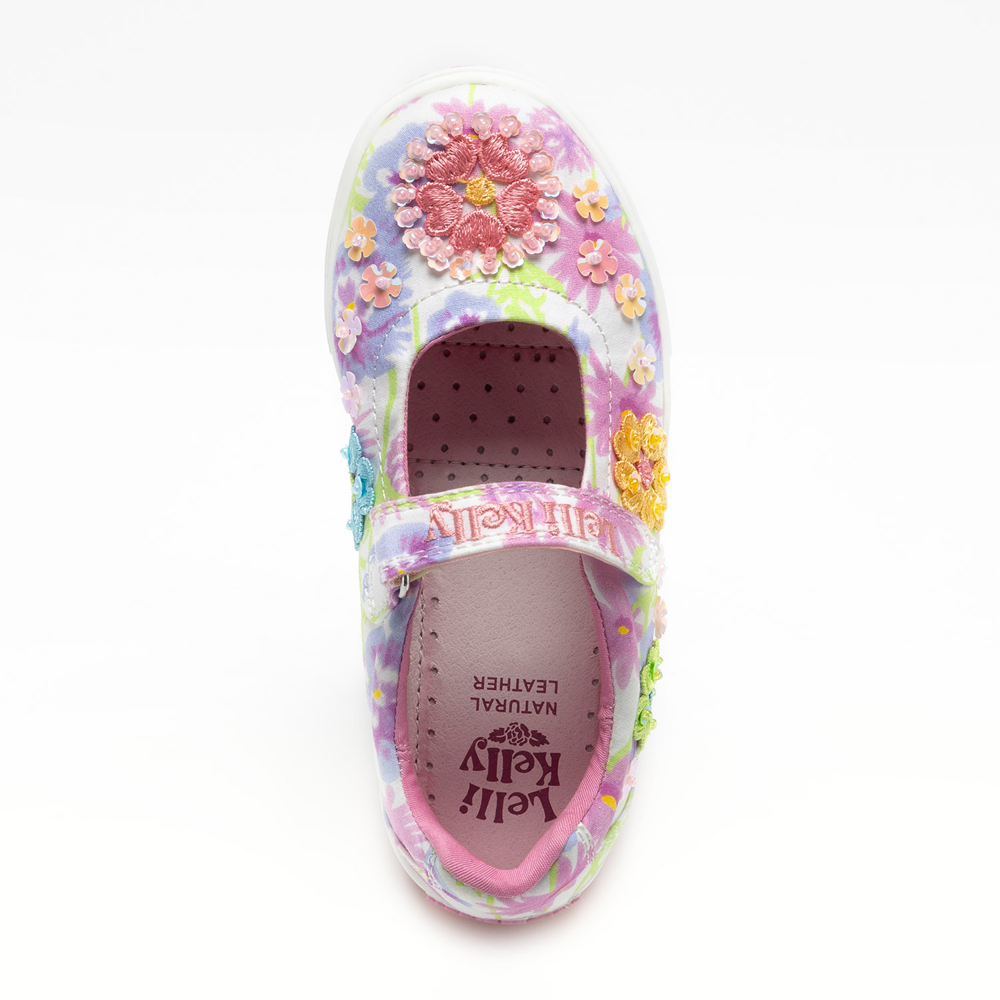 Lelli Kelly 4911 Eloise Shoe-White/Pink