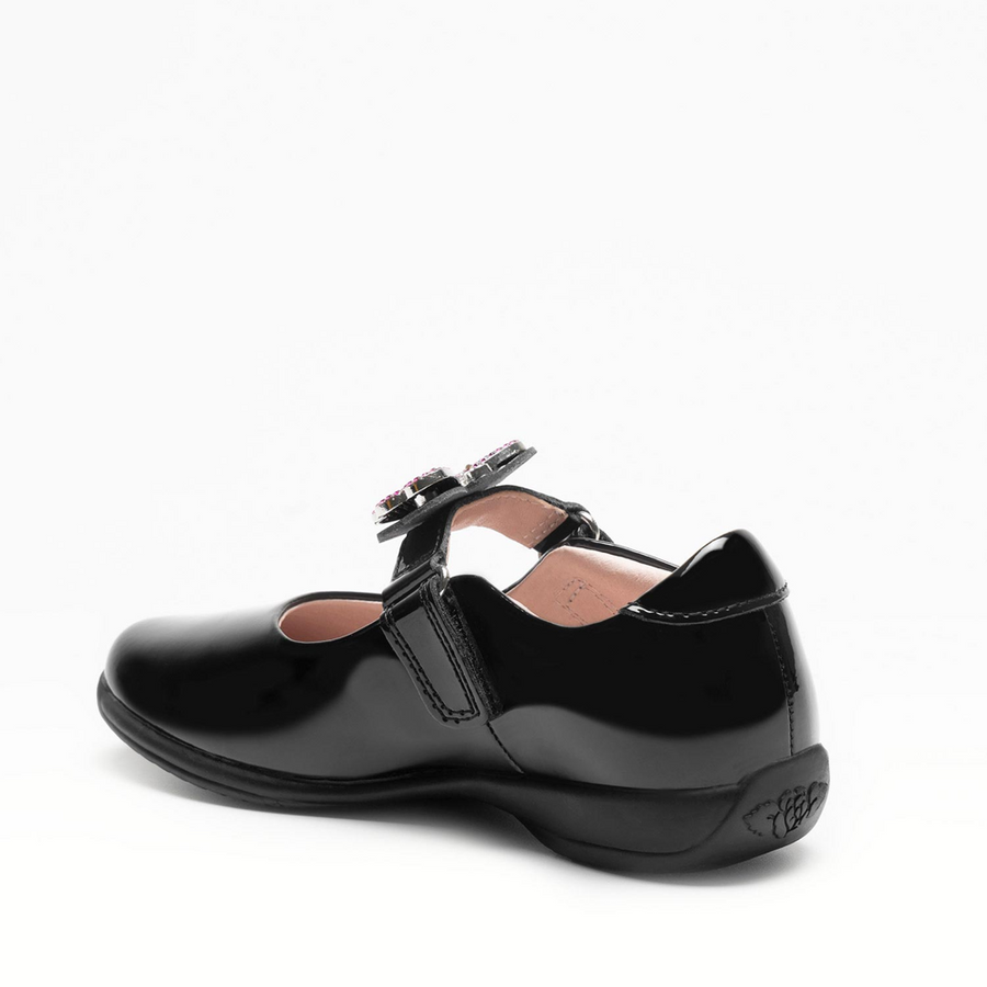 Lelli Kelly Luna School Shoe-Black Pat