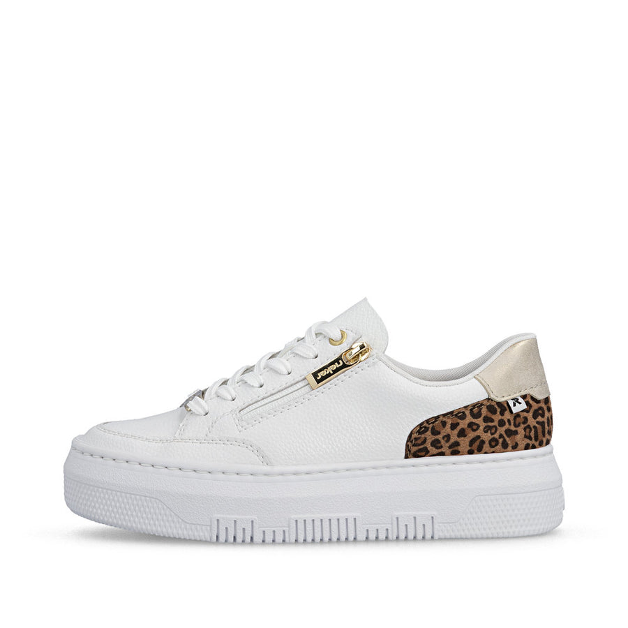 Rieker M1900-80 Ladies Sneaker-White Multi