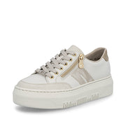 Rieker M1912-00 Sneakers-Beige/Gold