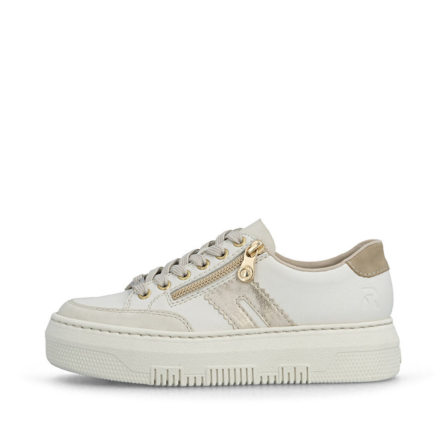 Rieker M1912-00 Sneakers-Beige/Gold