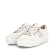 Rieker M1912-00 Sneakers-Beige/Gold