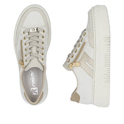 Rieker M1912-00 Sneakers-Beige/Gold