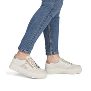 Rieker M1912-00 Sneakers-Beige/Gold