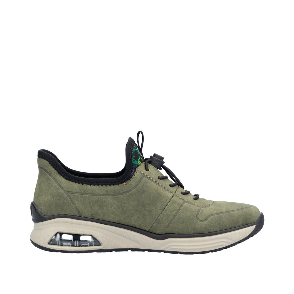 Rieker M5651 Ladies Shoe-Khaki