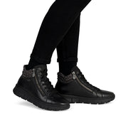 Rieker N1305 Ankle Boots-Black