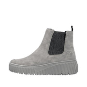 Rieker N2553 Ankle Boot-Grey