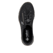 Rieker N3267-01 Ladies' Sneaker-Black
