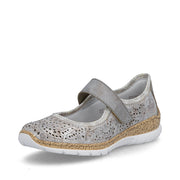 Rieker N4299-90 Ladies Shoes-Rose Multi
