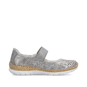 Rieker N4299-90 Ladies Shoes-Rose Multi