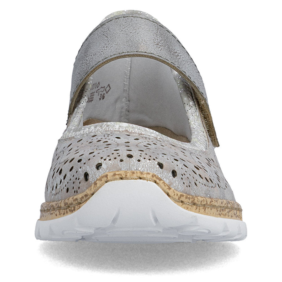 Rieker N4299-90 Ladies Shoes-Rose Multi