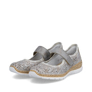 Rieker N4299-90 Ladies Shoes-Rose Multi