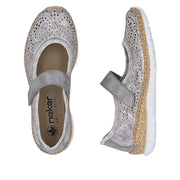 Rieker N4299-90 Ladies Shoes-Rose Multi