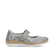 Rieker N4299-90 Ladies Shoes-Rose Multi