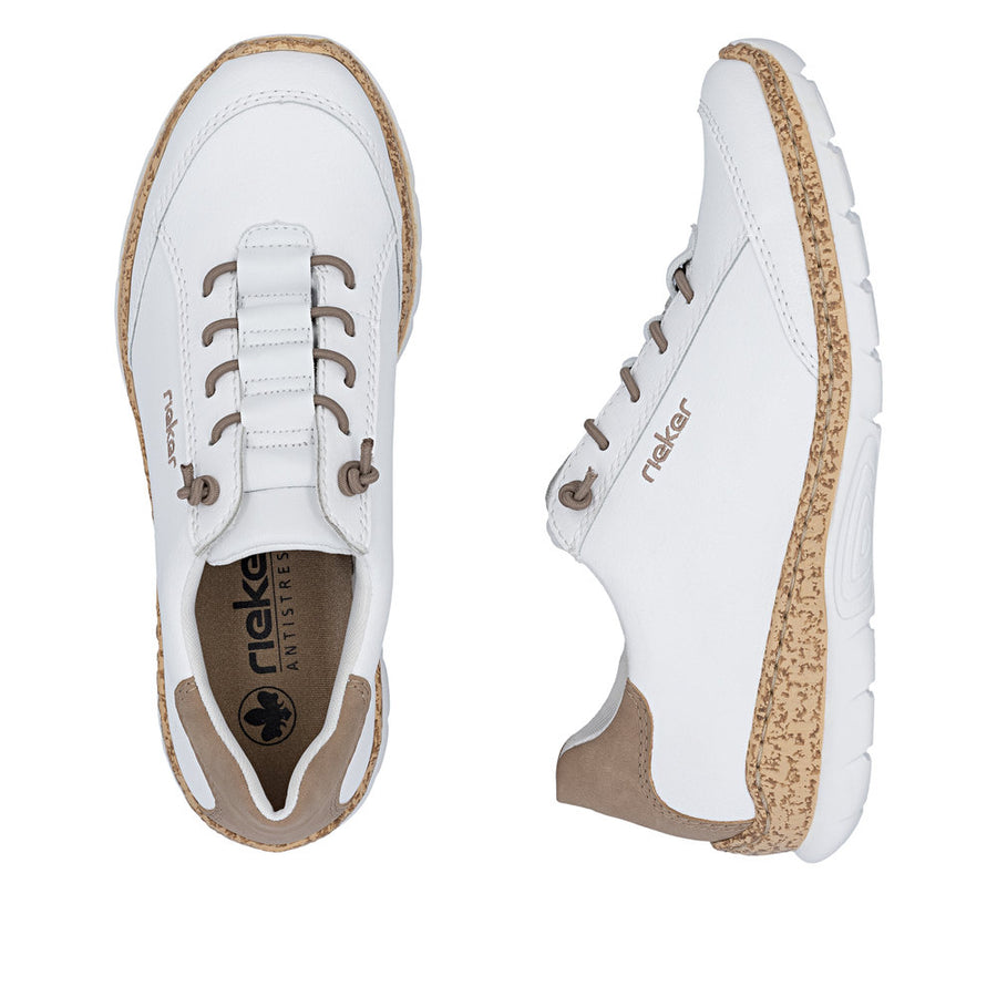 Rieker N42k5-80 Sneaker-White