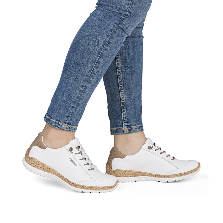 Rieker N42k5-80 Sneaker-White