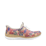 Rieker N42V3-90 Sneakers-Rose Multi