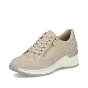 Rieker N4316-62 Trainers-Beige/Gold