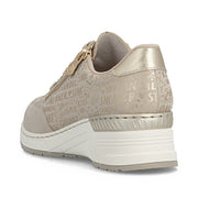 Rieker N4316-62 Trainers-Beige/Gold