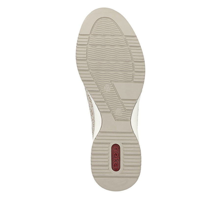 Rieker N4316-62 Trainers-Beige/Gold