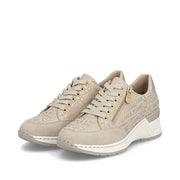 Rieker N4316-62 Trainers-Beige/Gold