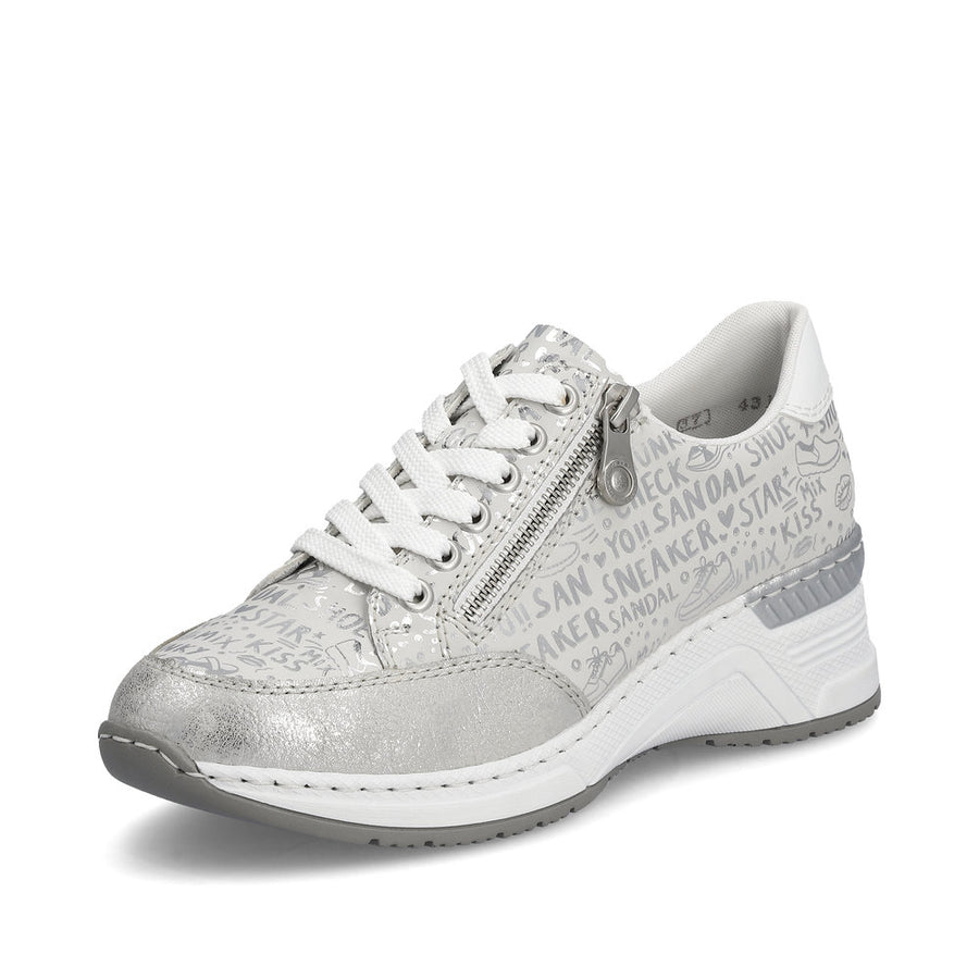 Rieker N4316 Trainers-Silver