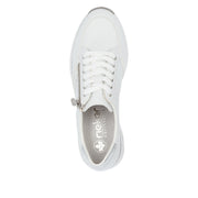 Rieker N4322-80 Shoes-White/Silver