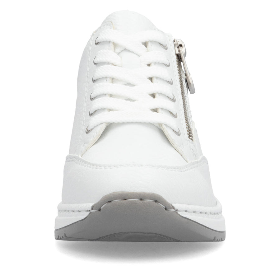 Rieker N4322-80 Shoes-White/Silver