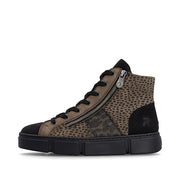 Rieker N5931-25 Ankle Boots-Leopard Multi