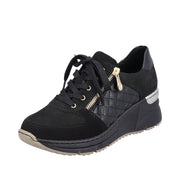 Rieker N6314 Ladies Shoe-Black