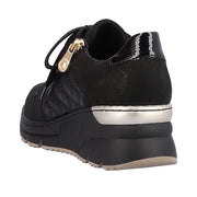 Rieker N6314 Ladies Shoe-Black