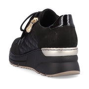 Rieker N6314-00 Ladies Shoe-Black