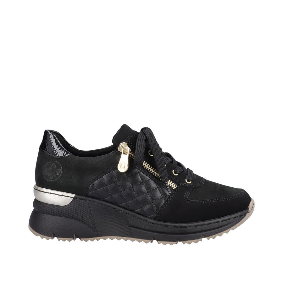 Rieker N6314 Ladies Shoe-Black