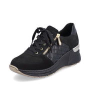 Rieker N6314-00 Ladies Shoe-Black