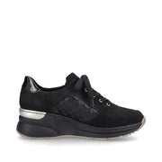 Rieker N6314-00 Ladies Shoe-Black