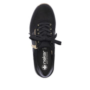 Rieker N6314-00 Ladies Shoe-Black