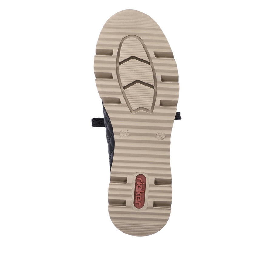 Rieker N6314-00 Ladies Shoe-Black