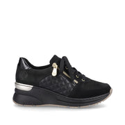 Rieker N6314-00 Ladies Shoe-Black