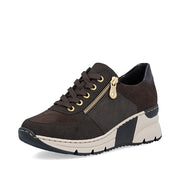 Rieker N6314-25 Ladies Shoe-Brown