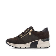 Rieker N6314-25 Ladies Shoe-Brown