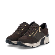 Rieker N6314-25 Ladies Shoe-Brown