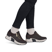 Rieker N6314-25 Ladies Shoe-Brown