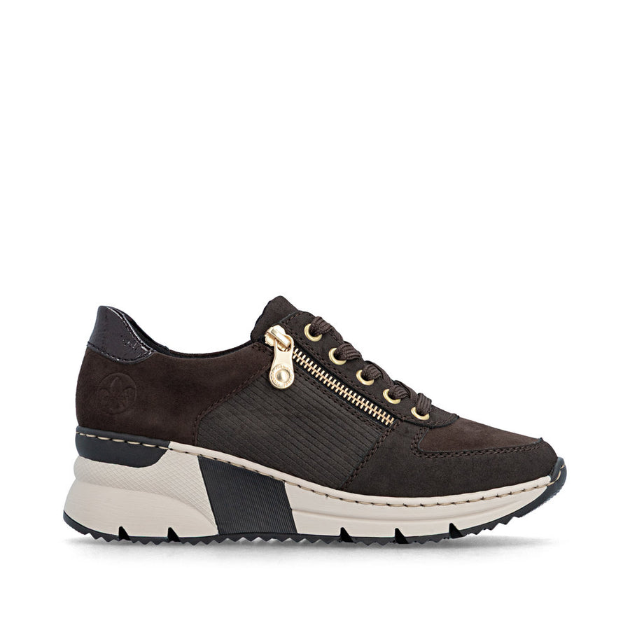 Rieker N6314-25 Ladies Shoe-Brown