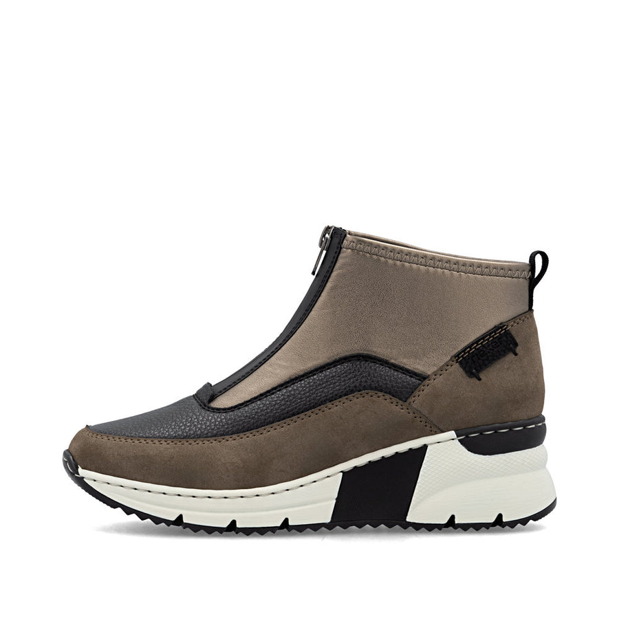 Rieker N6352-25 Ankle Boots-Brown Multi