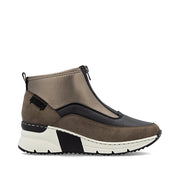 Rieker N6352-25 Ankle Boots-Brown Multi