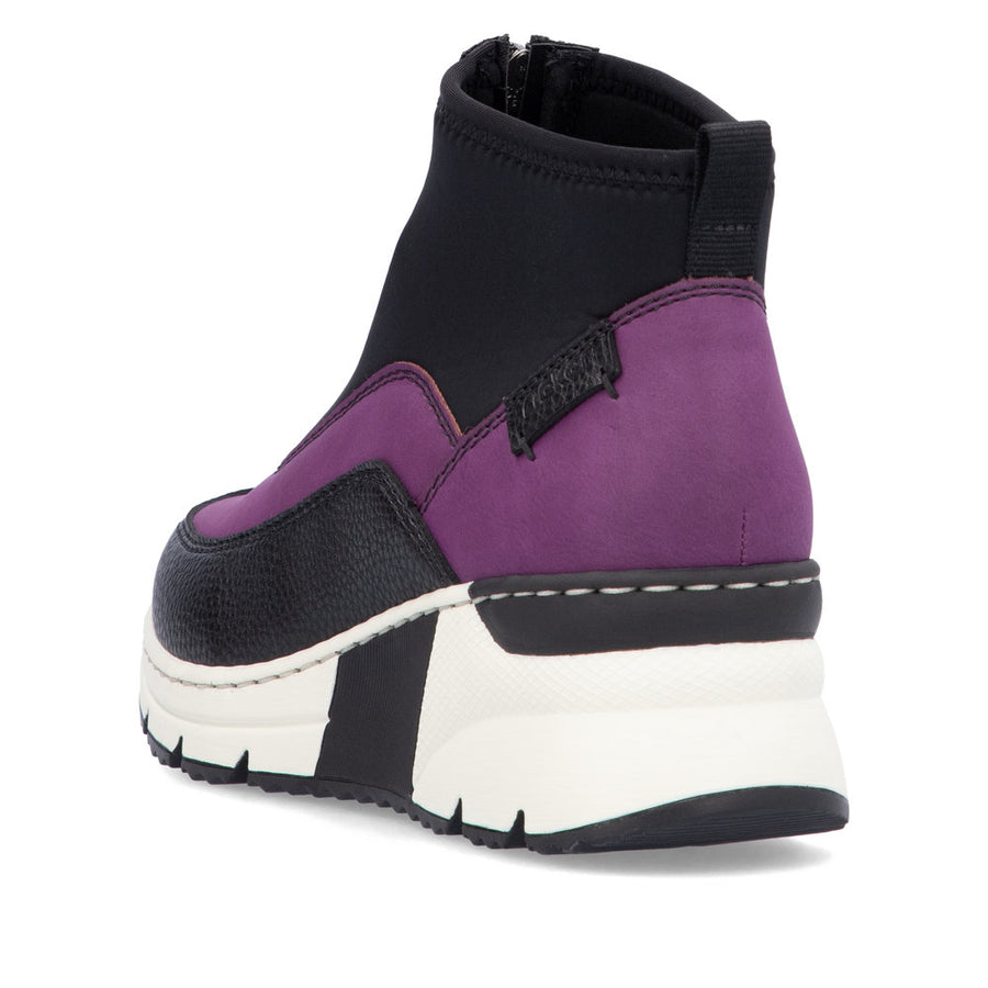 Rieker N6352 Ankle Boots-Purple